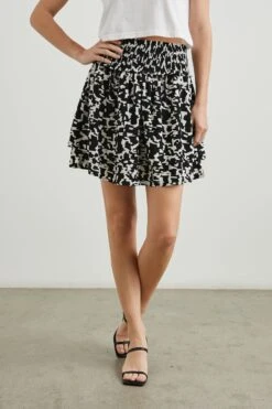 RAILS ADDISON SKIRT - EBONY TEXTURE