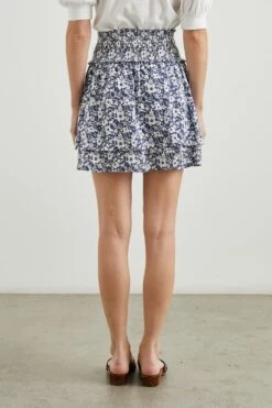 RAILS ADDISON SKIRT - NAVY WHITE TEXTURE FLORAL -Rails ADDISON NAVY WHITE TEXTURE FLORAL 5