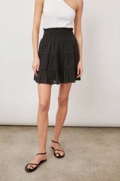 RAILS ADDISON SKIRT - BLACK LACE DETAIL