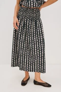 RAILS ALESSA SKIRT - PAINTED NOIR