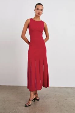 RAILS ALESSIA DRESS - SCARLET
