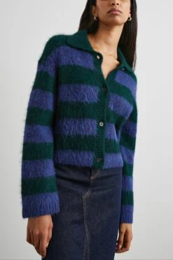 RAILS AMBER SWEATER - OXFORD STRIPE