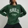 RAILS ANNIVERSARY SWEATSHIRT - FOREST 1 RAILS ANNIVERSARY SWEATSHIRT - FOREST -Rails ANNIVERSARY SWEATSHIRT FOREST 4B