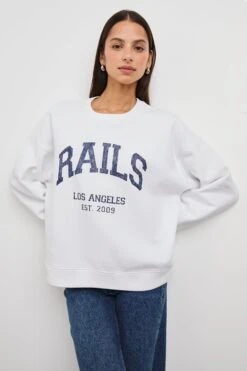 RAILS ANNIVERSARY SWEATSHIRT - IVORY NAVY