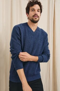 RAILS ANSEL SWEATER - BLUE MELANGE