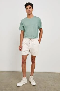 RAILS ARCHER 6" SHORT - ECRU -Rails ARCHER 6 ECRU 3S