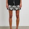 RAILS ARMANDA SHORT - BLACK IVORY PALM TREES 1 RAILS ARMANDA SHORT - BLACK IVORY PALM TREES -Rails ARMANDA BLACK IVORY PALM TREES 1