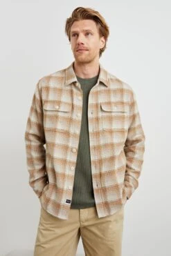 RAILS BERKSHIRE SHIRT JACKET - SIENNA SUNSET