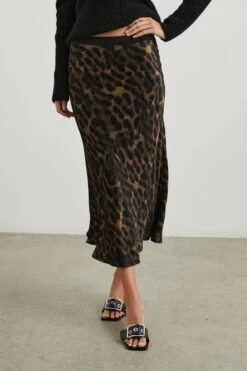 RAILS BERLIN SKIRT - UMBER LEOPARD