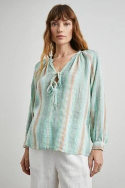 RAILS BRIELLE TOP - SEAVIEW STRIPE
