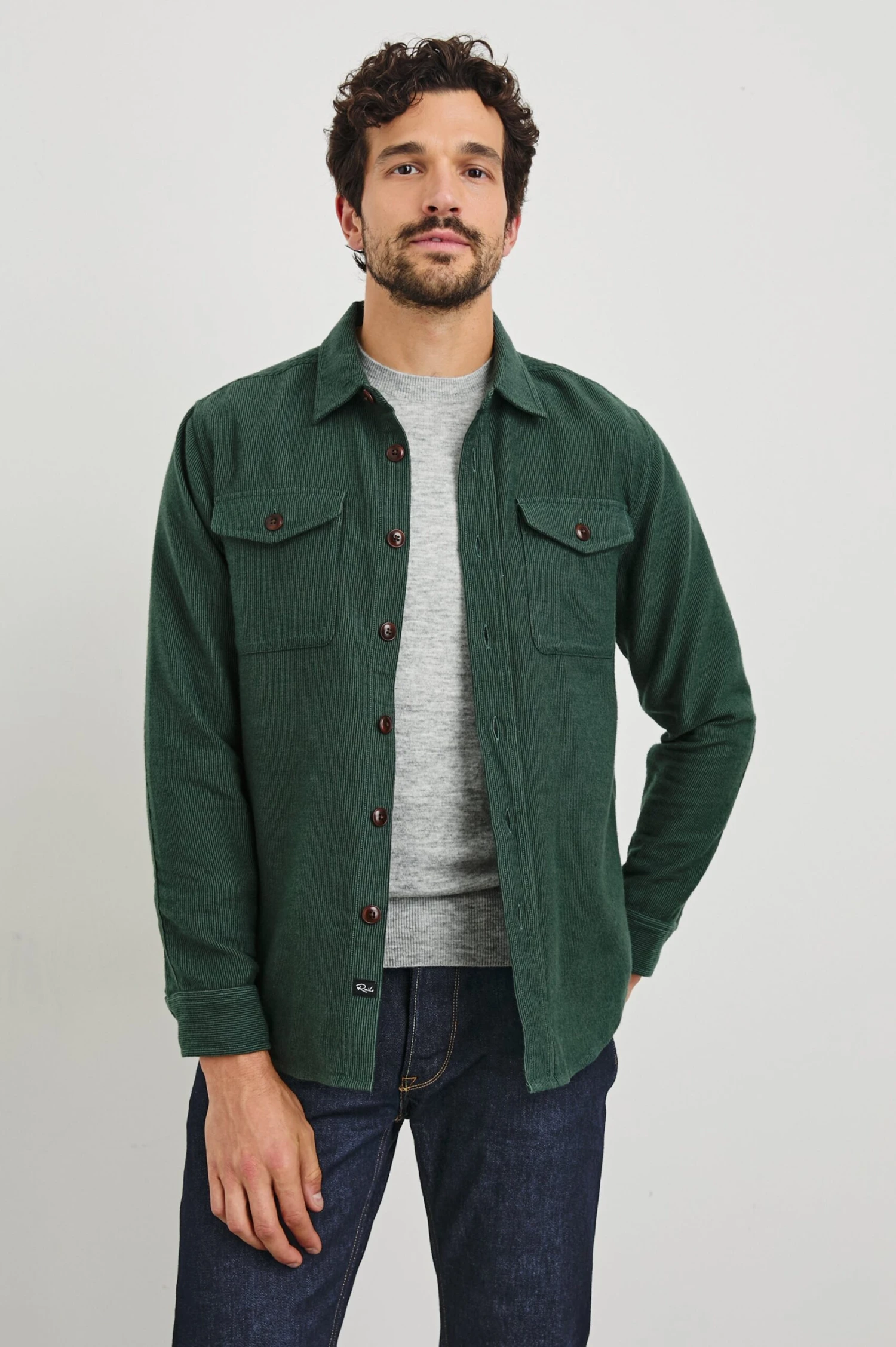 RAILS BURR SHIRT JACKET - CREEPING VINE 3 RAILS BURR SHIRT JACKET - CREEPING VINE