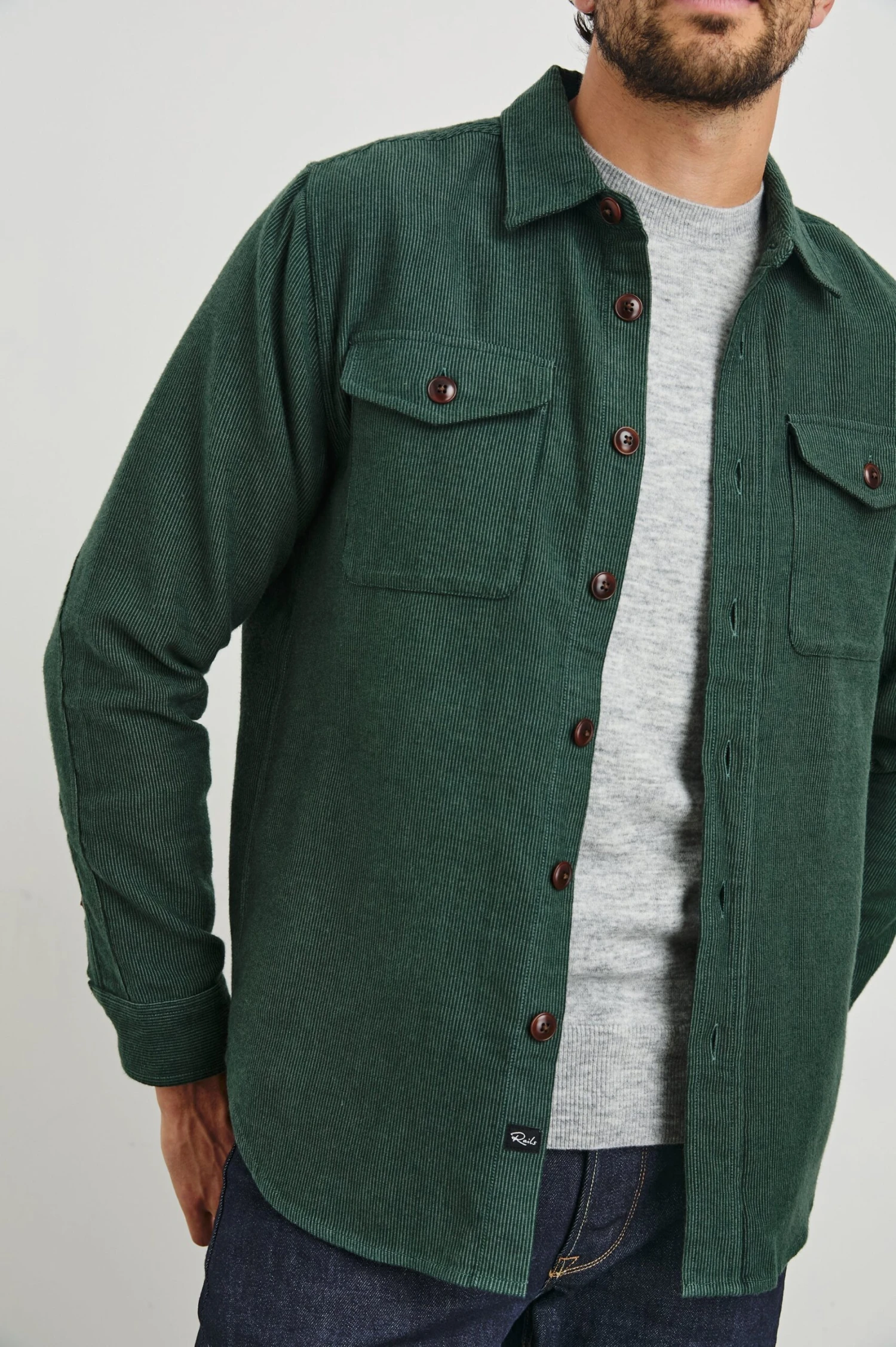 RAILS BURR SHIRT JACKET - CREEPING VINE 4 RAILS BURR SHIRT JACKET - CREEPING VINE - Image 2