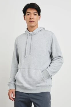 RAILS CALVIN HOODIE - HEATHER CREAM STRIPE