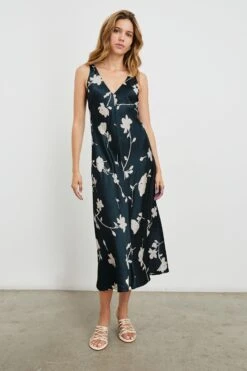 RAILS CAMELLIA DRESS - MIDNIGHT ROSES