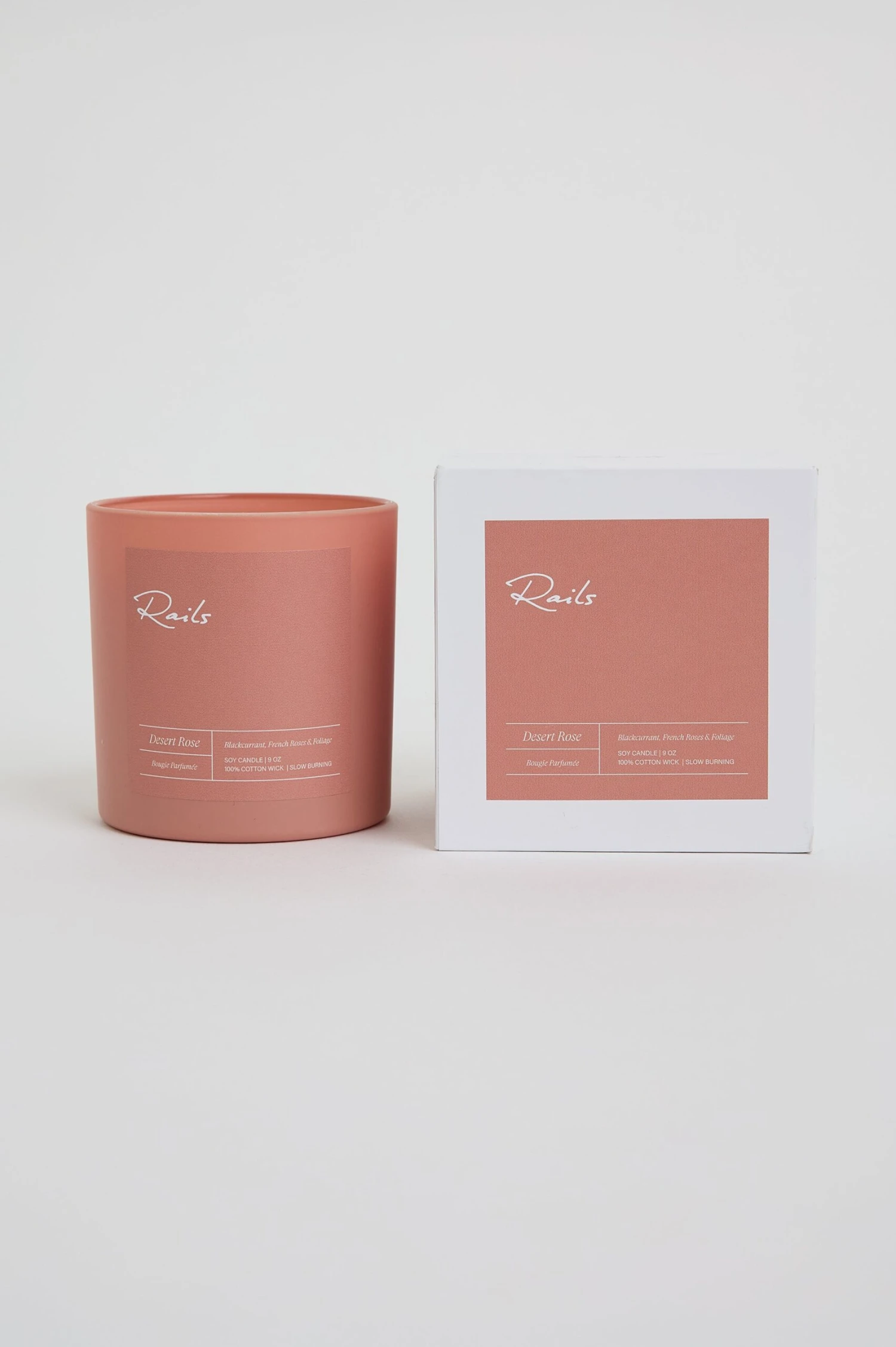 RAILS DESERT ROSE CANDLE - 9OZ 3 RAILS DESERT ROSE CANDLE - 9OZ