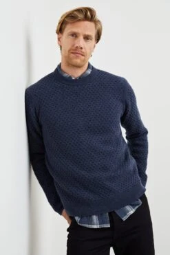 RAILS CARRICK SWEATER - NAVY HEATHER