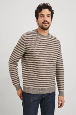 RAILS CARRICK SWEATER - NAVY OAT STRIPE 10 RAILS CARRICK SWEATER - NAVY OAT STRIPE -Rails CARRICK NAVY OAT STRIPE 1B