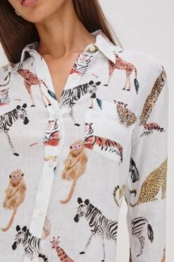 RAILS CHARLI SHIRT - JUNGLE ANIMALS 9 RAILS CHARLI SHIRT - JUNGLE ANIMALS -Rails CHARLI JUNGLE ANIMALS 2