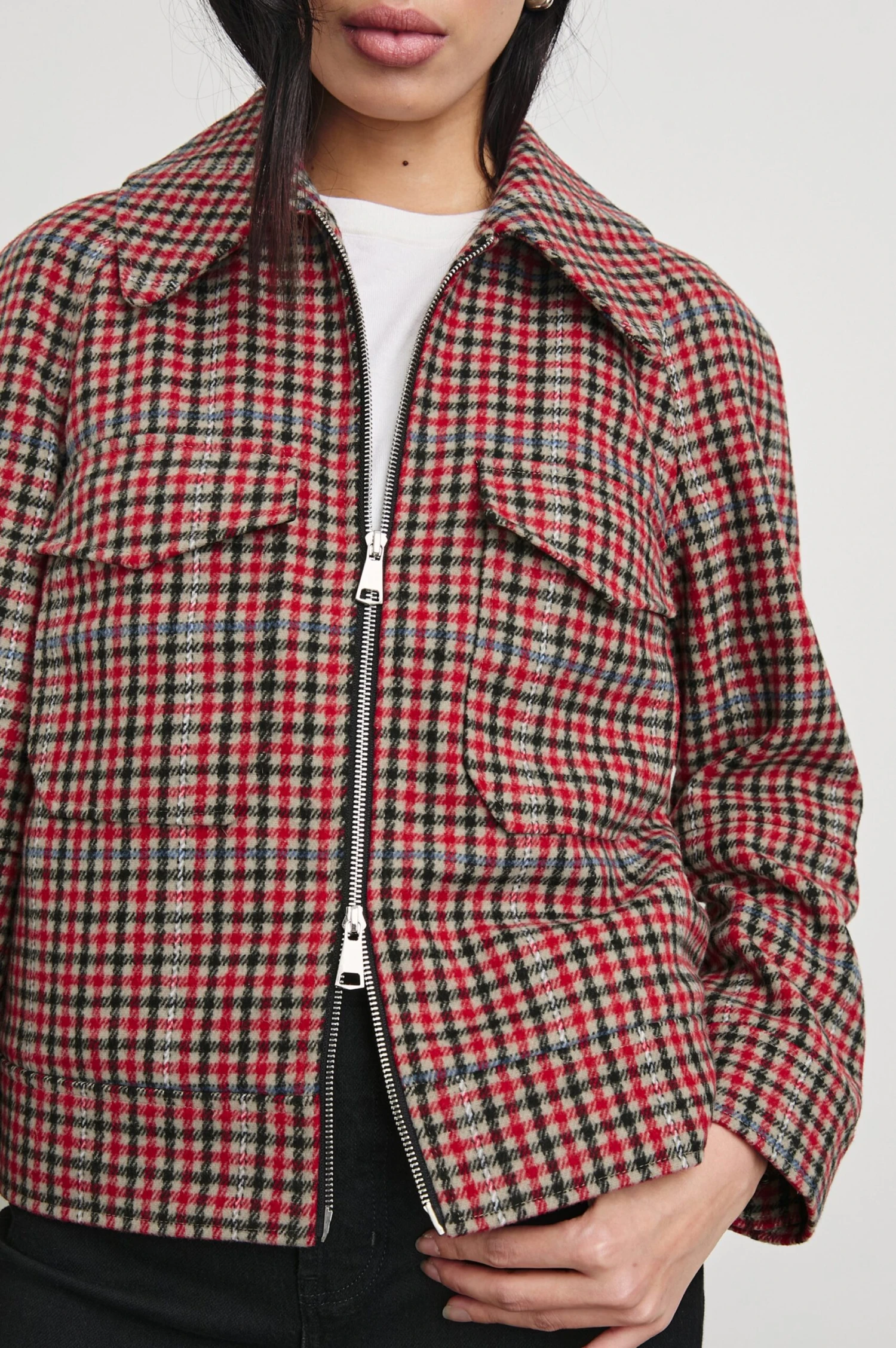 RAILS CHEYENNE JACKET - CRIMSON MINI CHECK 4 RAILS CHEYENNE JACKET - CRIMSON MINI CHECK - Image 2