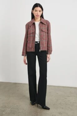 RAILS CHEYENNE JACKET - CRIMSON MINI CHECK 9 RAILS CHEYENNE JACKET - CRIMSON MINI CHECK -Rails CHEYENNE CRIMSON MINI CHECK 3