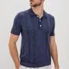 RAILS CILLIAN POLO SHIRT - INDIGO DENIM 2 RAILS CILLIAN POLO SHIRT - INDIGO DENIM -Rails CILLIAN INDIGO DENIM 1