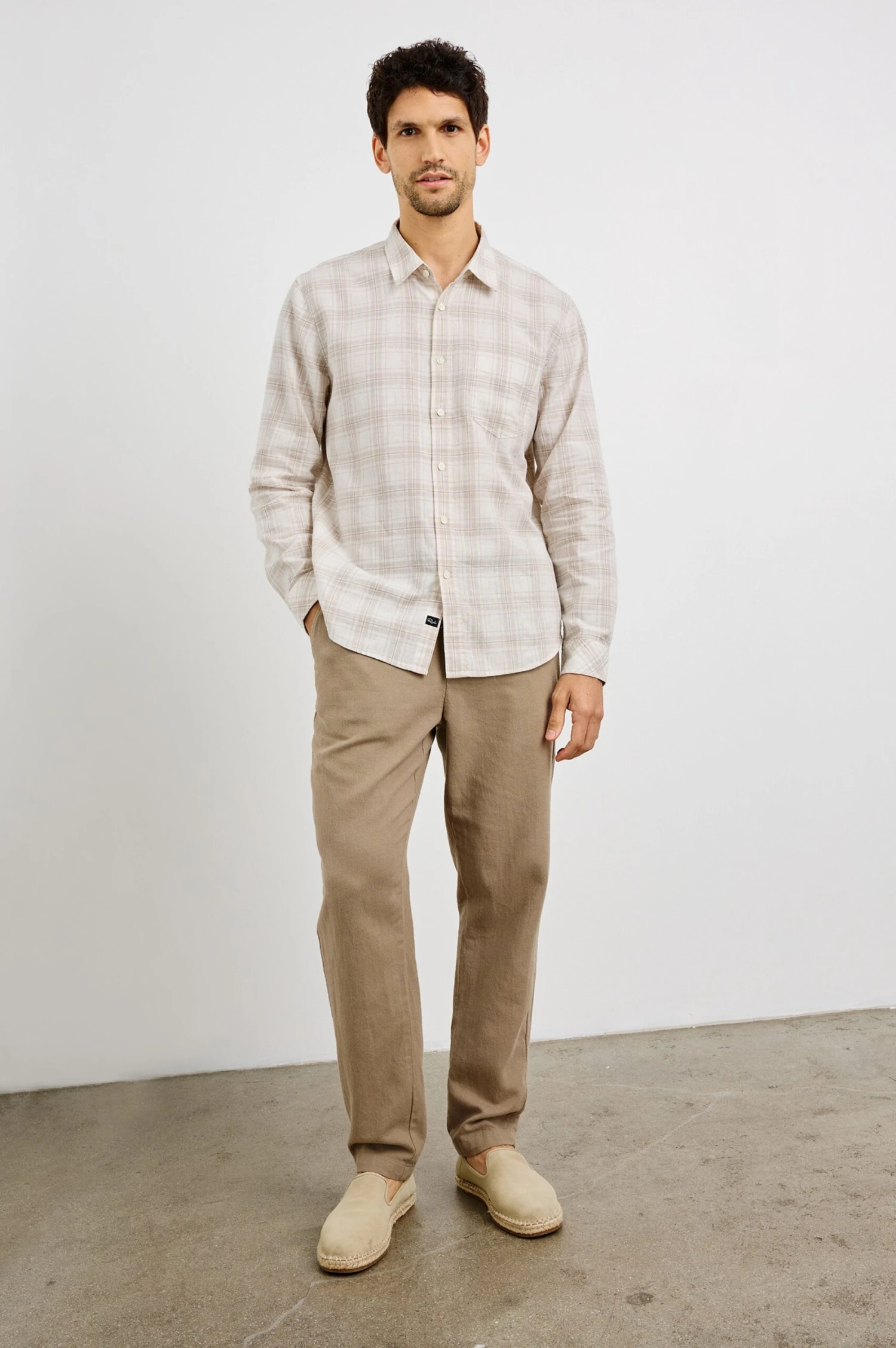 RAILS CLYDE SHIRT - SEA OAT WHITE 5 RAILS CLYDE SHIRT - SEA OAT WHITE - Image 3