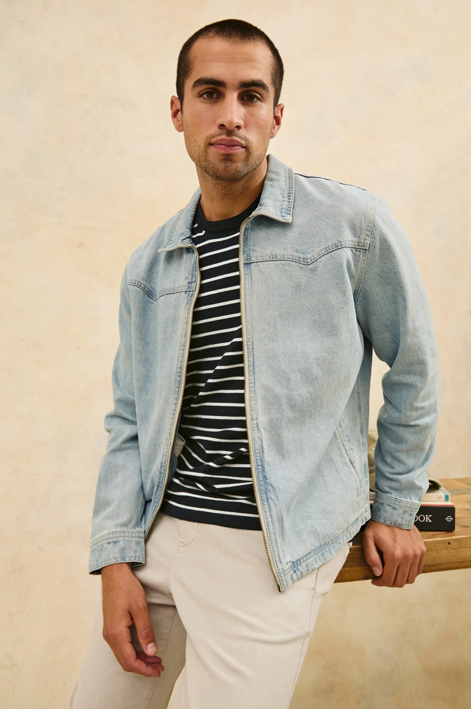 RAILS COOKE JACKET - LIGHT WASH 3 RAILS COOKE JACKET - LIGHT WASH