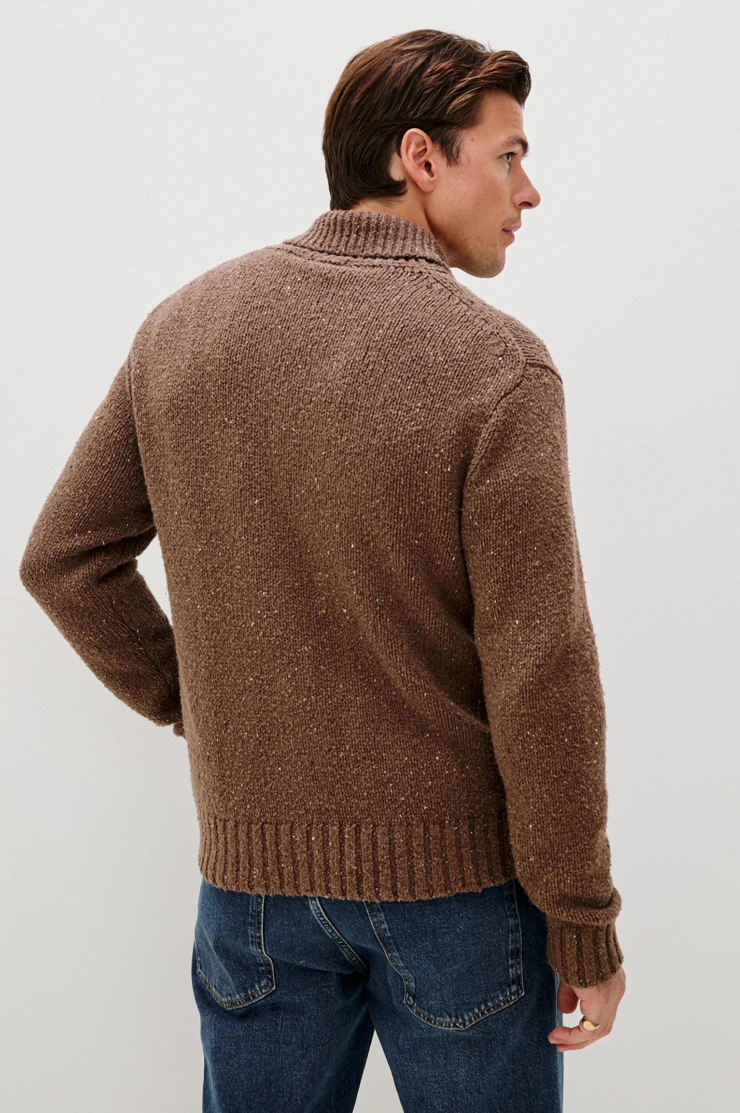 RAILS CORDEN CARDIGAN - CHESTNUT SPECKLE 7 RAILS CORDEN CARDIGAN - CHESTNUT SPECKLE - Image 5