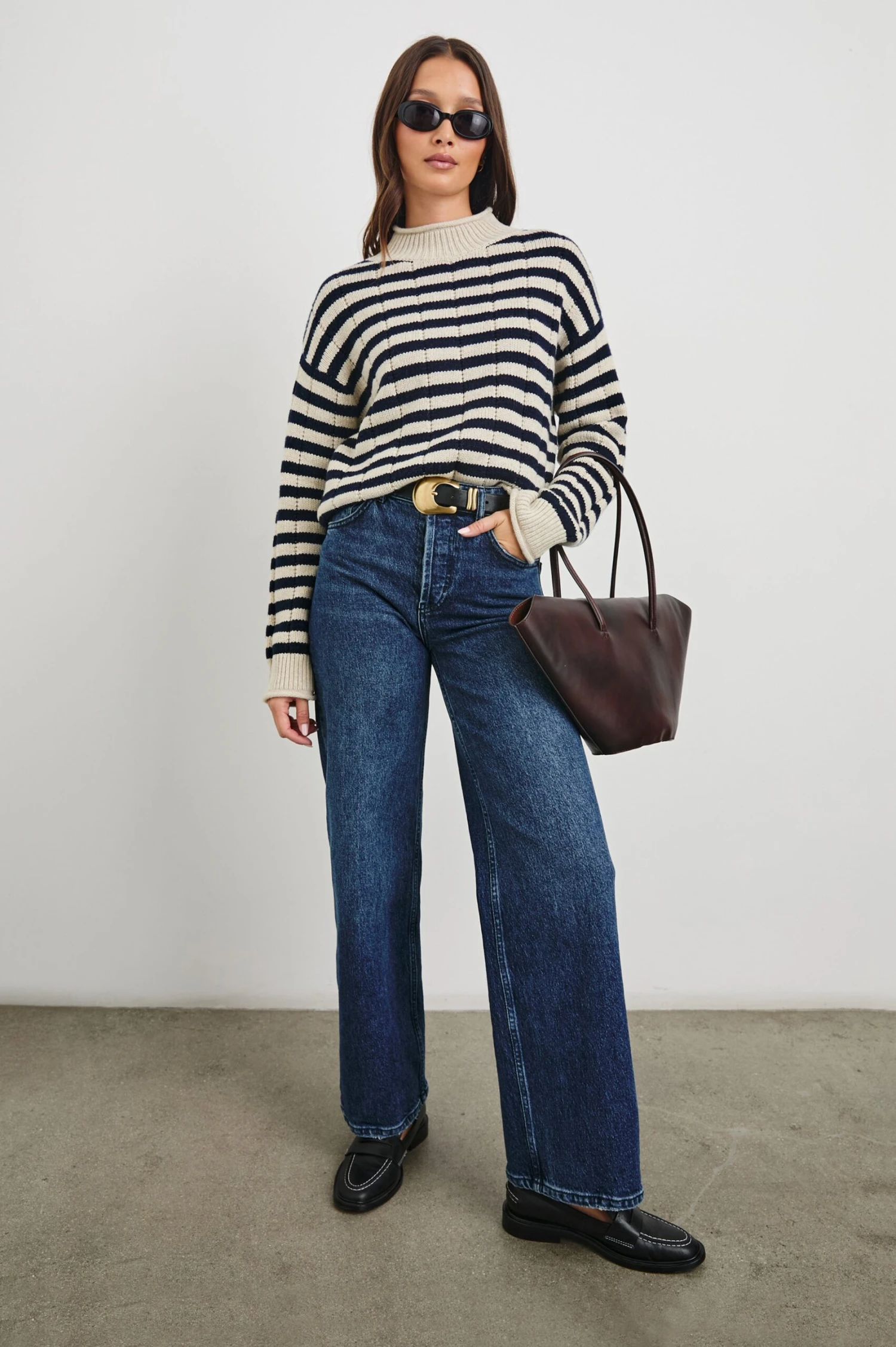 RAILS CORRINE SWEATER - OAT NAVY STRIPE 5 RAILS CORRINE SWEATER - OAT NAVY STRIPE - Image 3