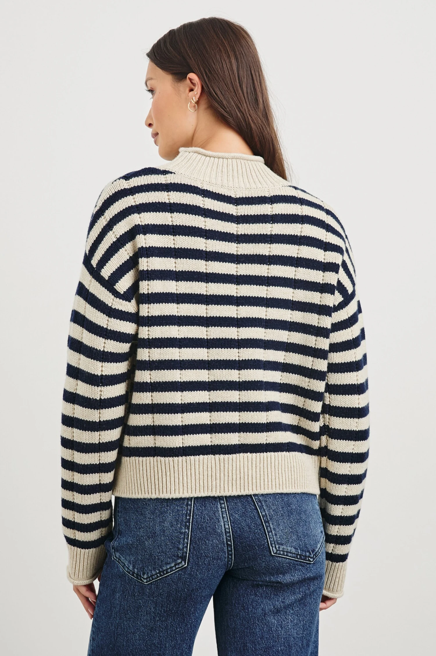 RAILS CORRINE SWEATER - OAT NAVY STRIPE 8 RAILS CORRINE SWEATER - OAT NAVY STRIPE - Image 6