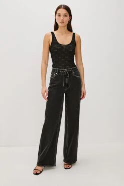 RAILS DONYA TOP - BLACK LACE -Rails DONYA BLACK LACE 3