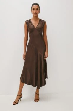 RAILS ELENI DRESS - ESPRESSO
