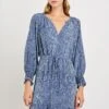 RAILS ELIZA DRESS - NAVY PYTHON -Rails ELIZA NAVY PYTHON 1