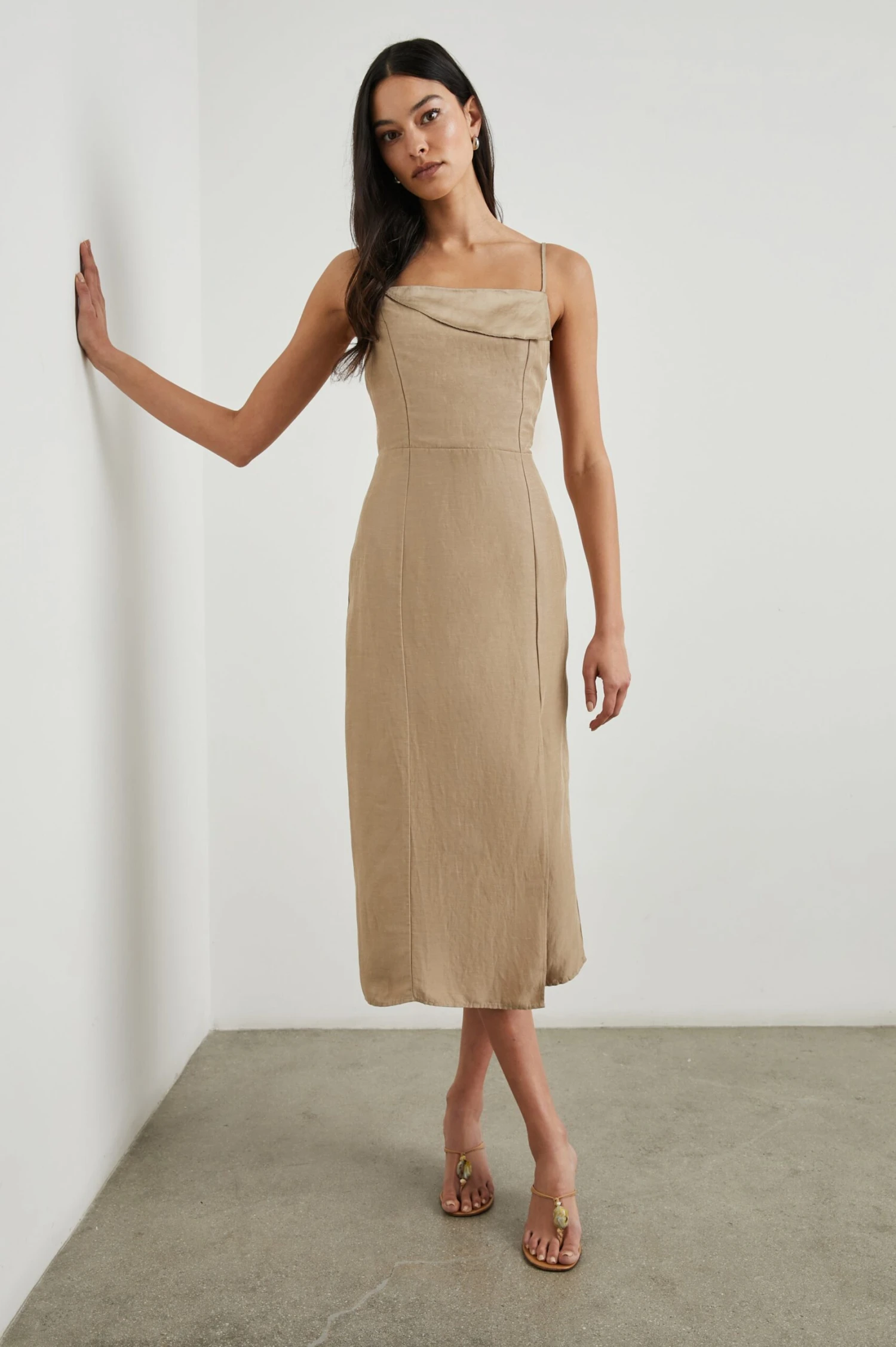RAILS ELLASANDRA DRESS - SAFARI 3 RAILS ELLASANDRA DRESS - SAFARI