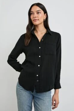 RAILS ELLIS SHIRT - BLACK