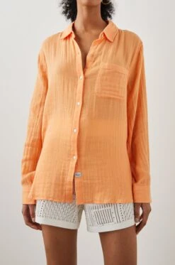 RAILS ELLIS SHIRT - PAPAYA