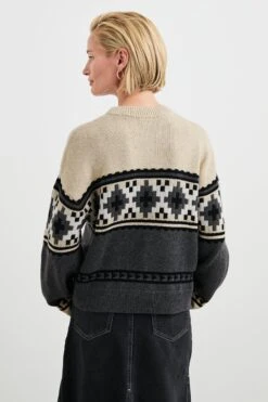 RAILS EMMA SWEATER - HEATHER FAIR ISLE 9 RAILS EMMA SWEATER - HEATHER FAIR ISLE -Rails EMMA HEATHER FAIR ISLE 5