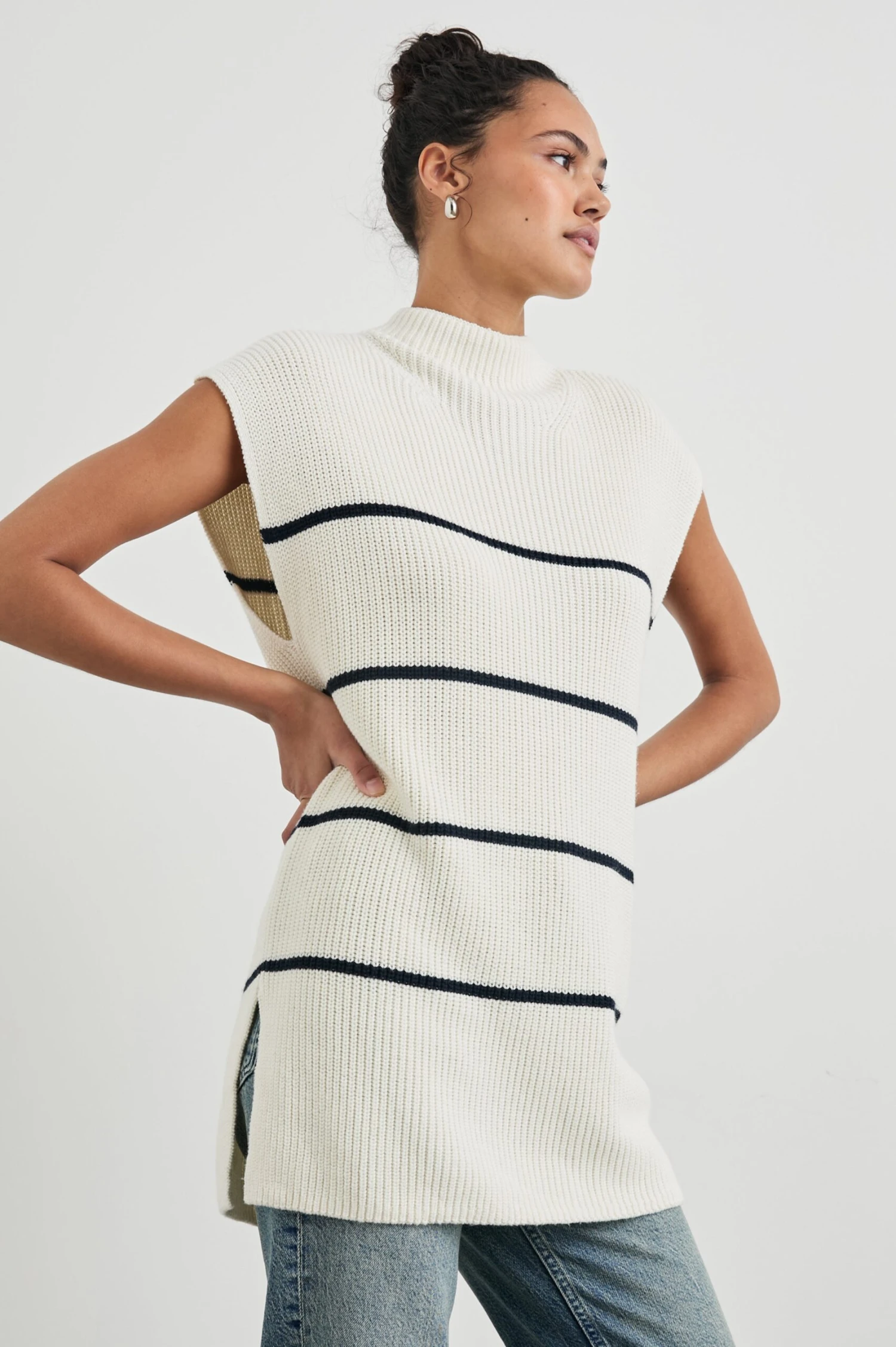 RAILS ETTA SWEATER - IVORY NAVY STRIPE 5 RAILS ETTA SWEATER - IVORY NAVY STRIPE - Image 3