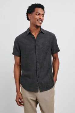 RAILS FAIRFAX SHIRT - BLACK CHAMBRAY 12 RAILS FAIRFAX SHIRT - BLACK CHAMBRAY -Rails FAIRFAX BLACK CHAMBRAY 1