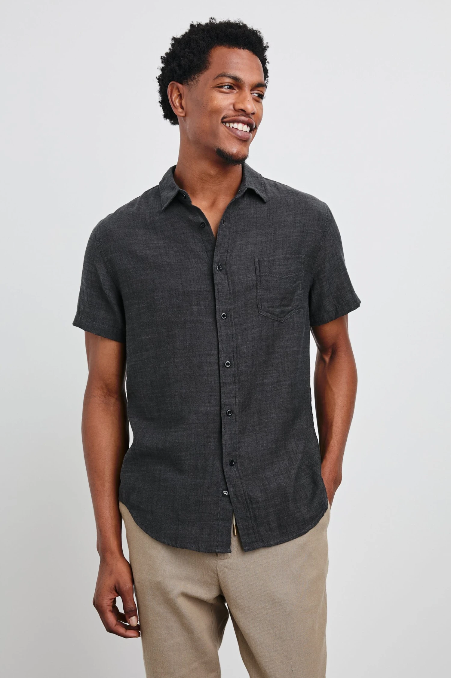 RAILS FAIRFAX SHIRT - BLACK CHAMBRAY 7 RAILS FAIRFAX SHIRT - BLACK CHAMBRAY - Image 5