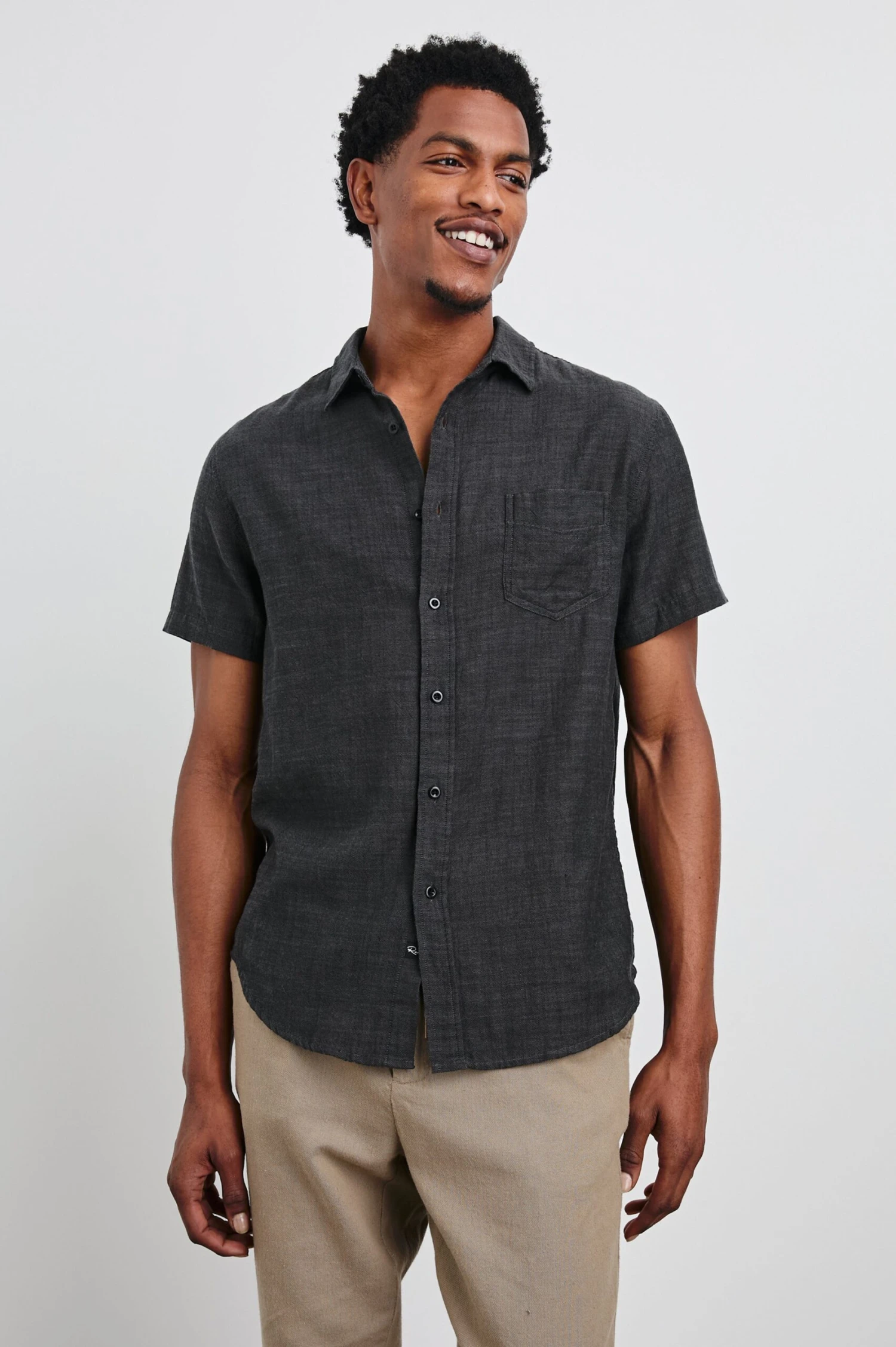RAILS FAIRFAX SHIRT - BLACK CHAMBRAY 3 RAILS FAIRFAX SHIRT - BLACK CHAMBRAY
