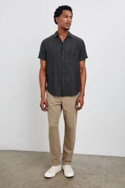 RAILS FAIRFAX SHIRT - BLACK CHAMBRAY 10 RAILS FAIRFAX SHIRT - BLACK CHAMBRAY -Rails FAIRFAX BLACK CHAMBRAY 3A