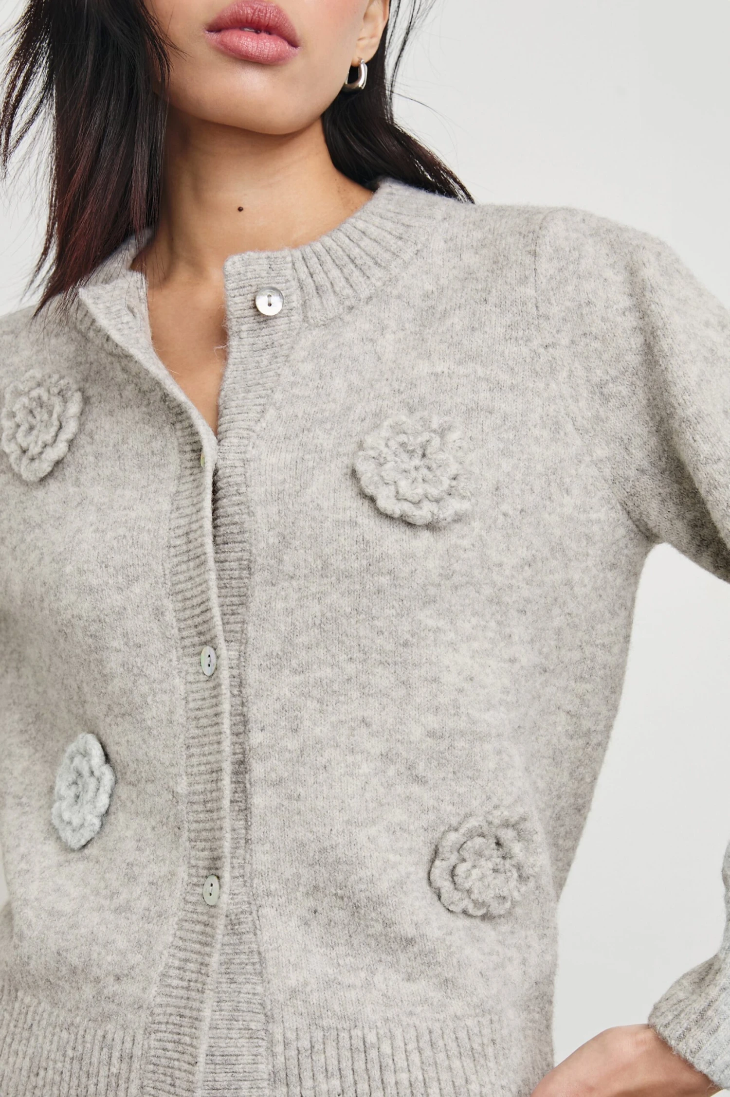 RAILS FRANCESCA CARDIGAN - HEATHER GREY 4 RAILS FRANCESCA CARDIGAN - HEATHER GREY - Image 2