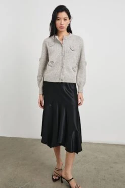 RAILS FRANCESCA CARDIGAN - HEATHER GREY 9 RAILS FRANCESCA CARDIGAN - HEATHER GREY -Rails FRANCESCA HEATHER GREY 3