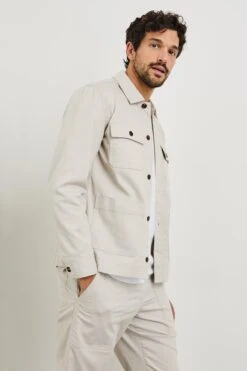 RAILS FRANKLIN JACKET - OAT RAILROAD DOBBY -Rails FRANKLIN OAT RAILROAD DOBBY 4