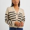 RAILS GENEVA CARDIGAN - OATMEAL BLACK STRIPE 1 RAILS GENEVA CARDIGAN - OATMEAL BLACK STRIPE -Rails GENEVA OATMEAL BLACK STRIPES 1