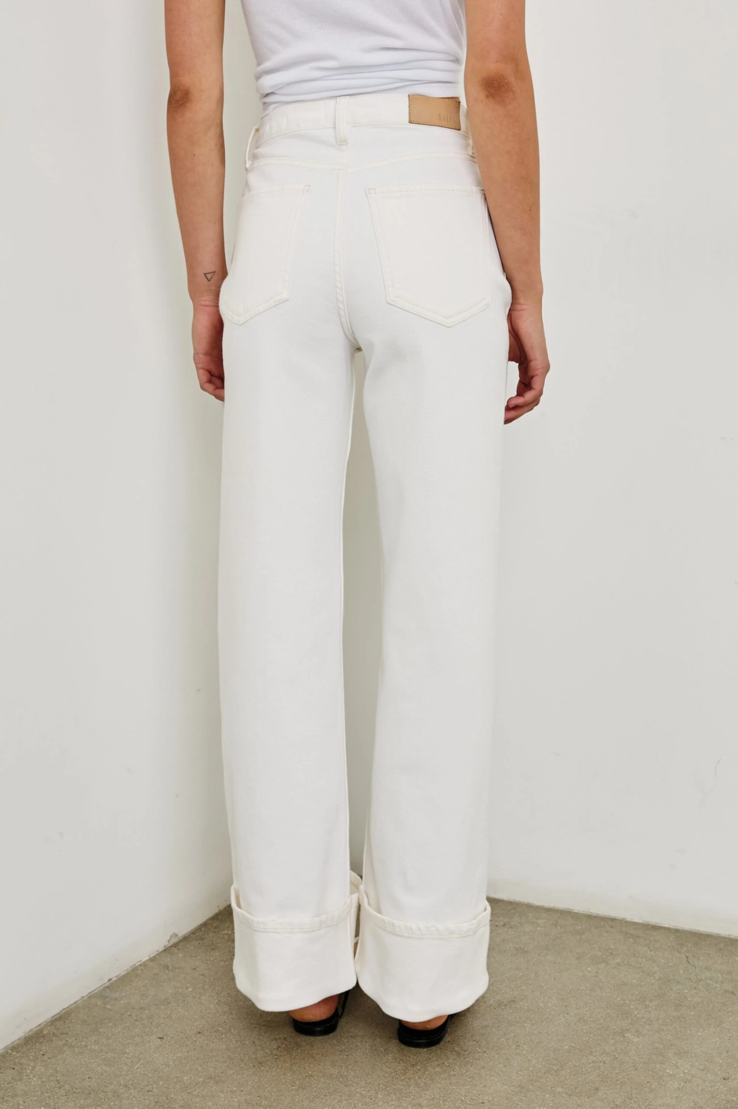 RAILS GETTY WIDE LEG - VINTAGE ECRU CUFFED 7 RAILS GETTY WIDE LEG - VINTAGE ECRU CUFFED - Image 5