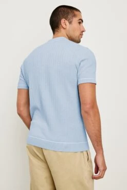 RAILS HARDY POLO SHIRT - LIGHT BLUE MELANGE 9 RAILS HARDY POLO SHIRT - LIGHT BLUE MELANGE -Rails HARDY LIGHT BLUE MELANGE 5