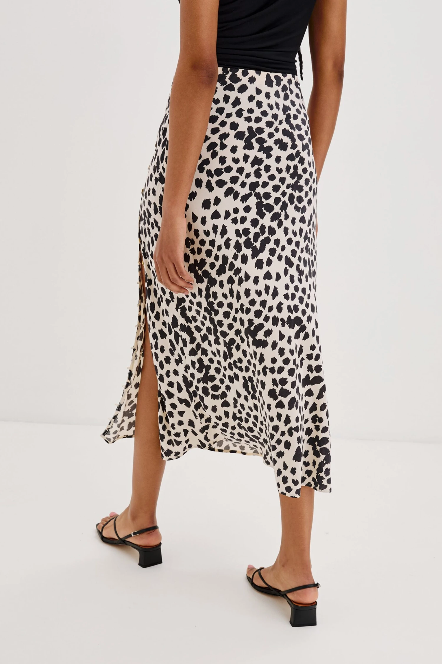 RAILS HEPBURN SKIRT - TAUPE SPOTTED 6 RAILS HEPBURN SKIRT - TAUPE SPOTTED - Image 4