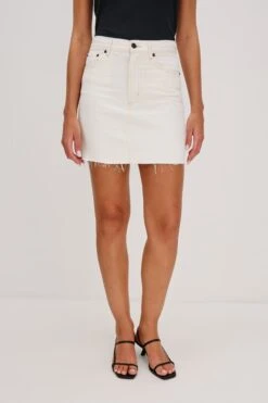 Rails 37 RAILS HIGHLAND MINI SKIRT - ECRU